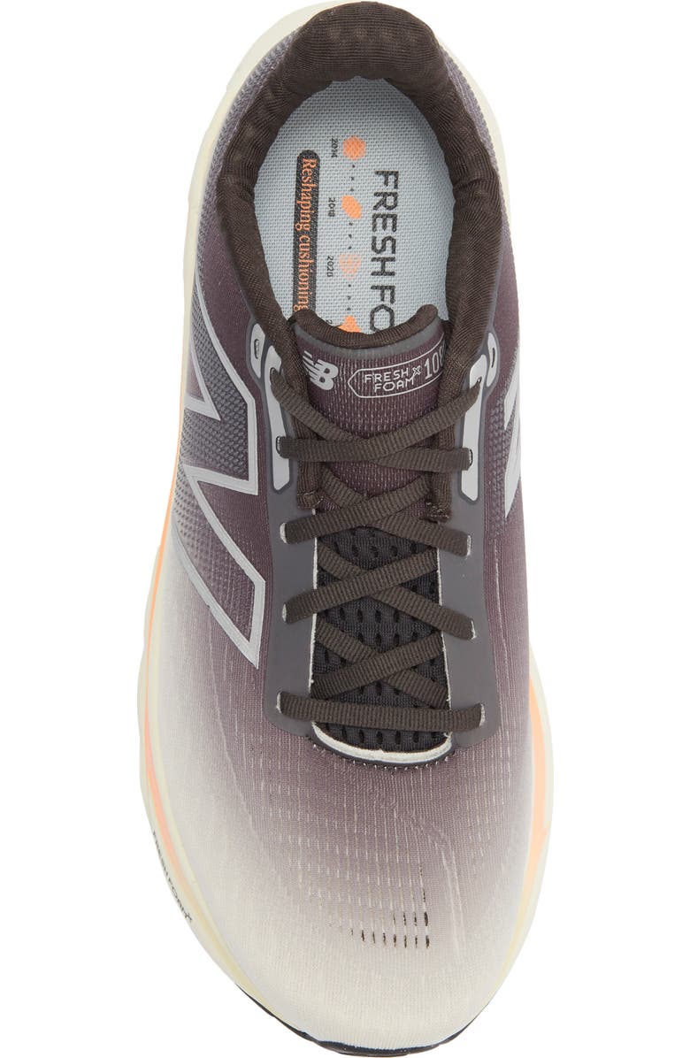 New Balance Fresh Foam X 1080 v14 Running Shoe, Alternate, color, Black Cement/ Angora