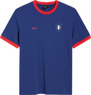 BOSS Lux Stretch Cotton Graphic T-Shirt