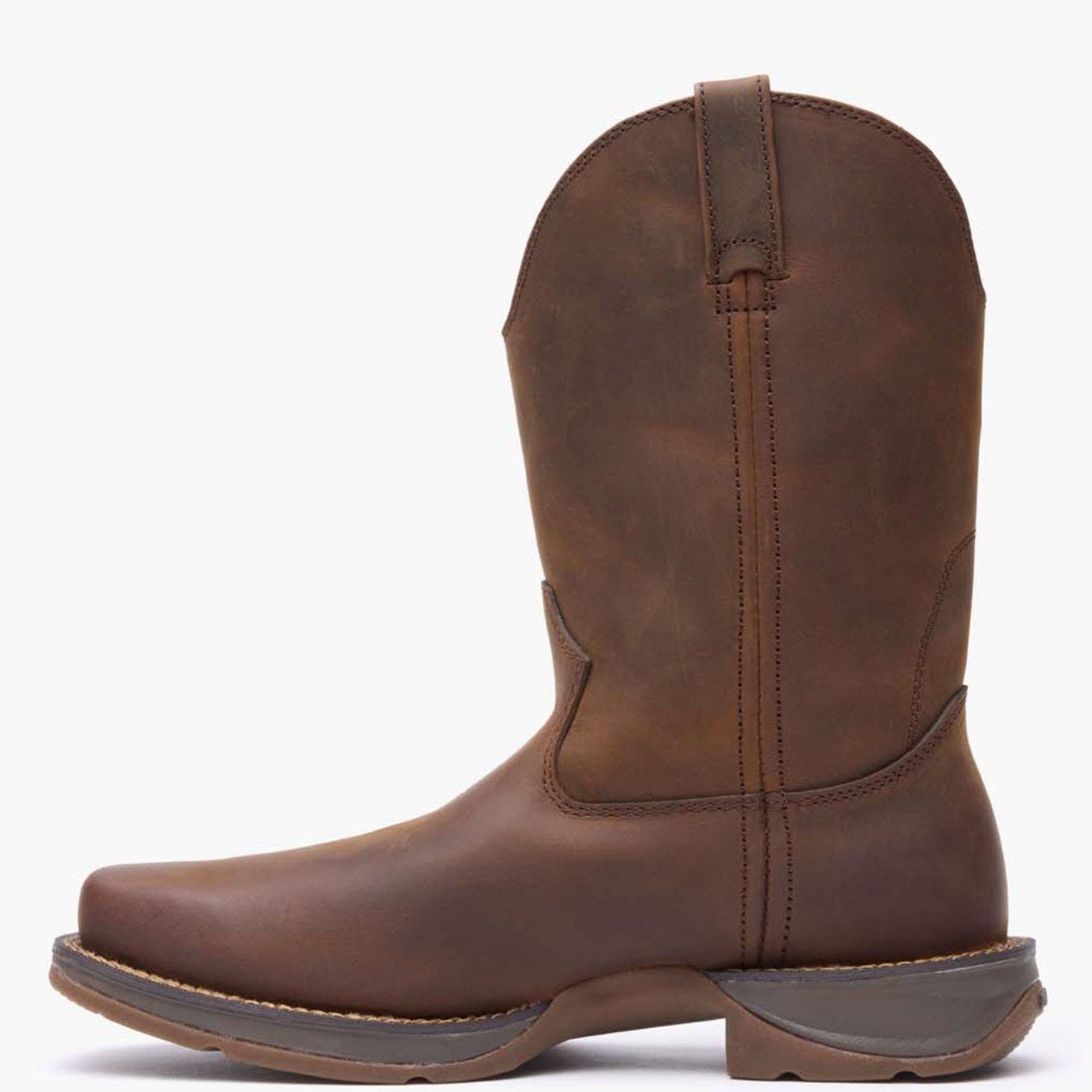 DURANGO Brown Pull On Western Boot, Alternate, color, Trail Brown