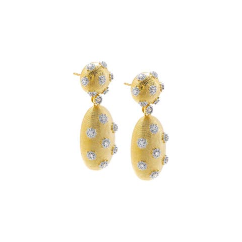 Vintage Inspired Starburst Drop Earring