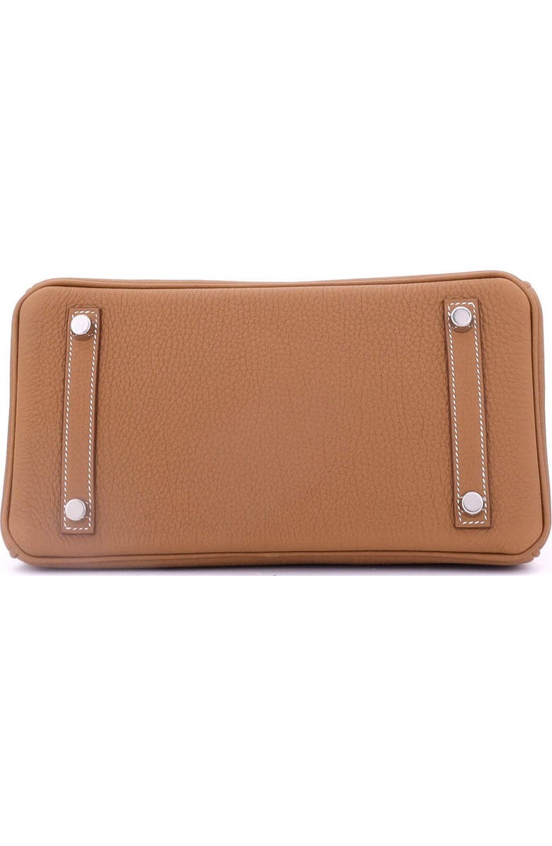 Pre-Owned Hermes Birkin Handbag Brown Togo with Palladium Hardware 25, Alternate, color,