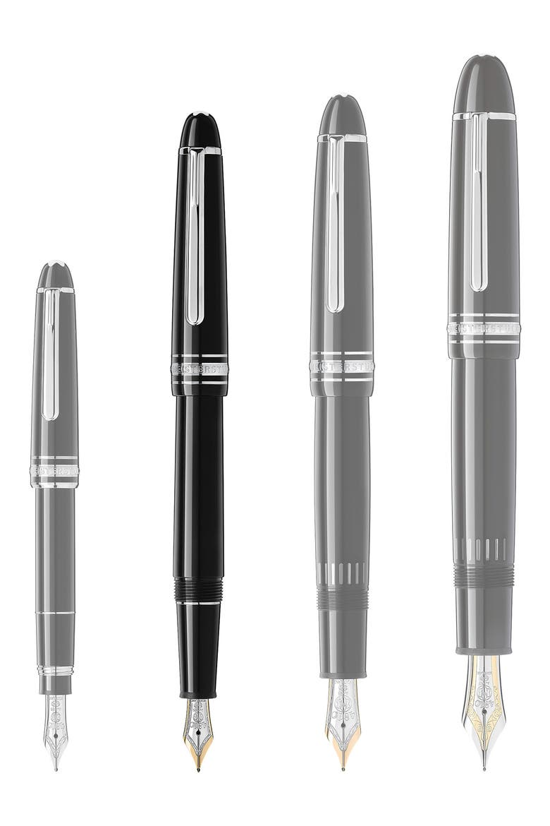 Meisterstück Classique Platinum Line Fountain Pen, Alternate, color, BLACK