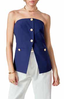 Strapless Suit Top