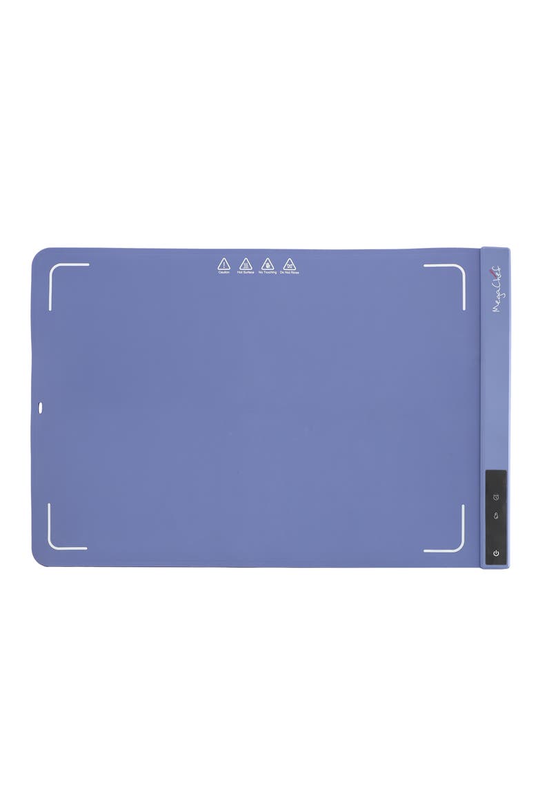Silicone Warming Mat with Variable Temperature Settings & Digital Display, Alternate, color, Grey