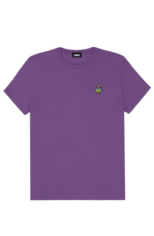 Dalix Sorcerer Frog Tee In Purple