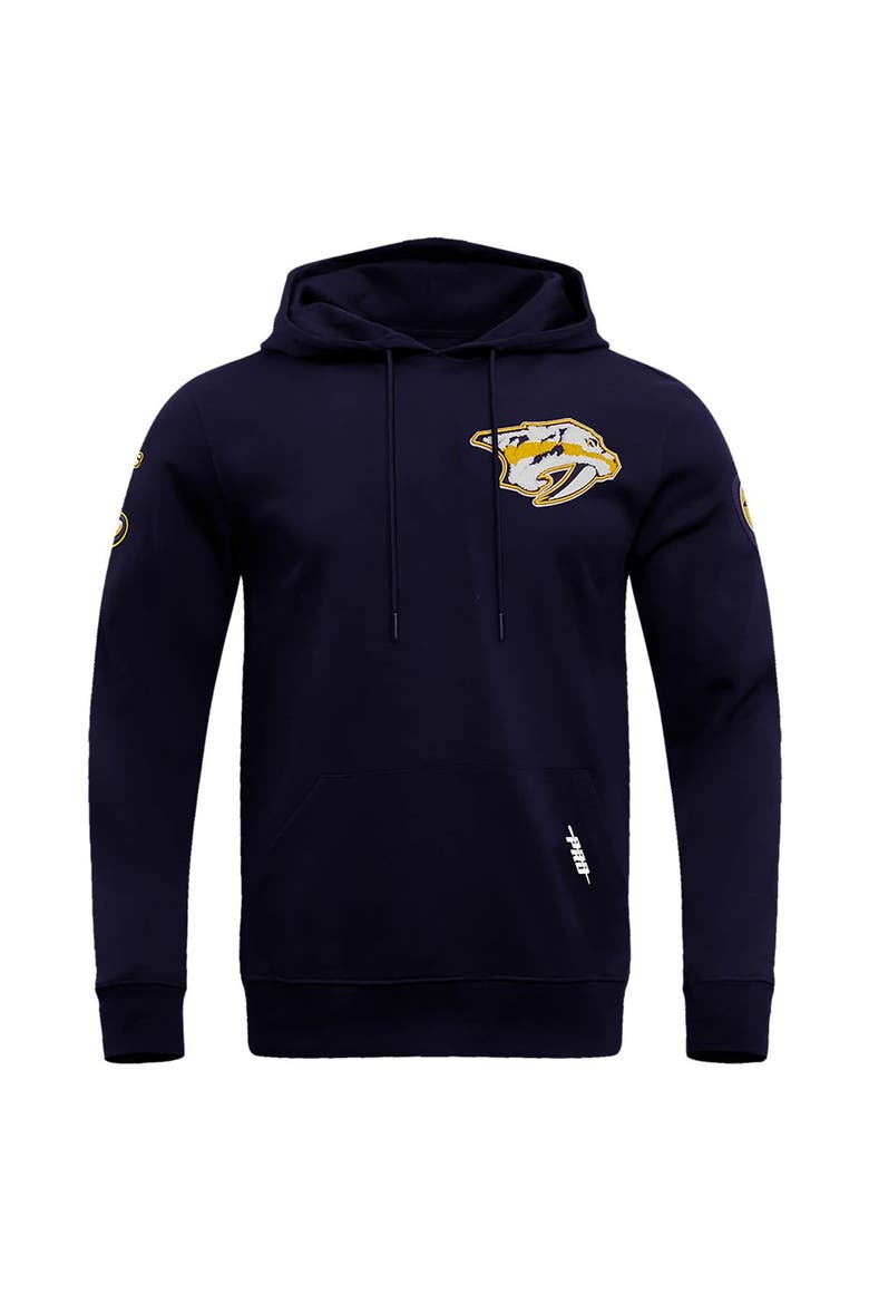 Men's Pro Standard Navy Nashville Predators Classic Pullover Hoodie, Alternate, color, Navy