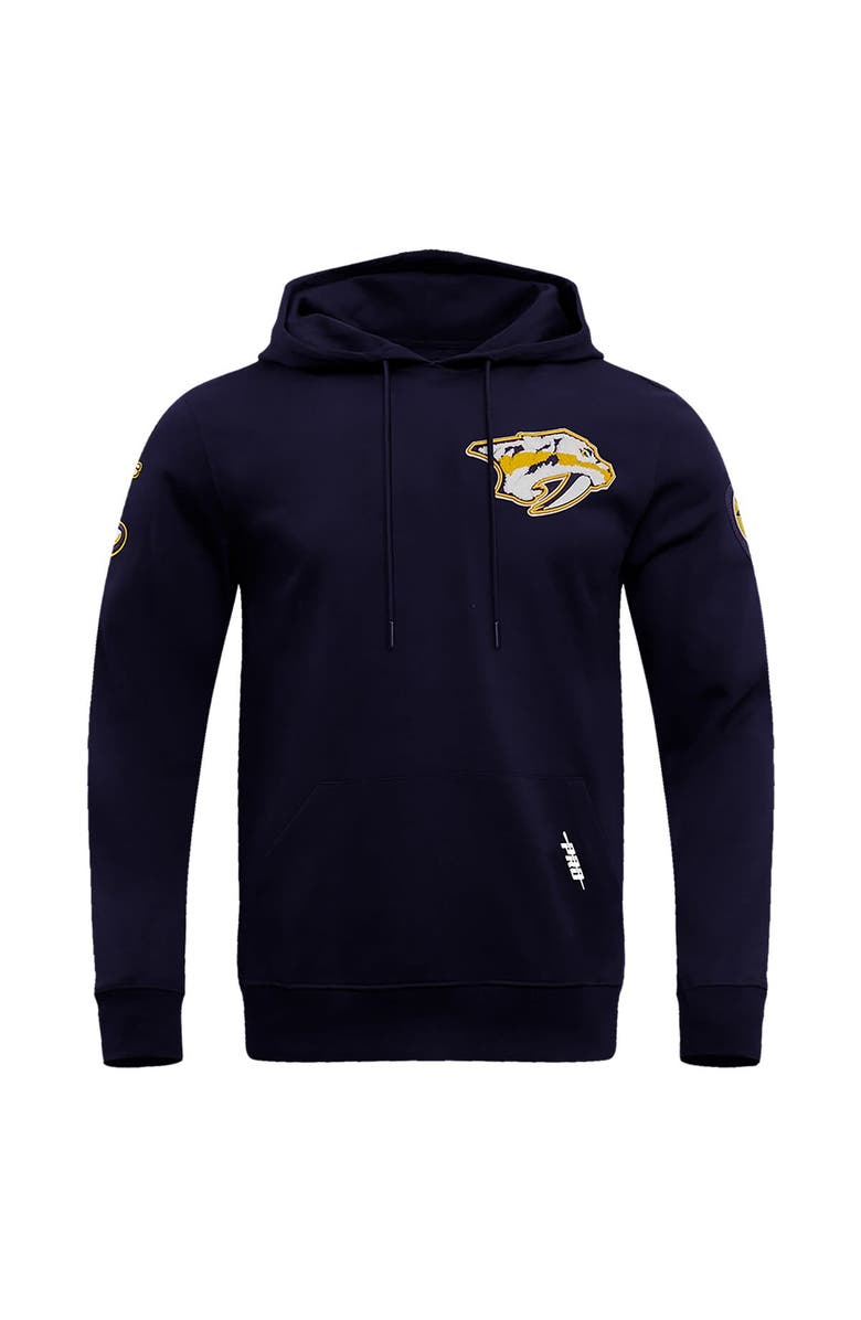 PRO STANDARD Men's Pro Standard Navy Nashville Predators Classic Pullover Hoodie, Alternate, color, 