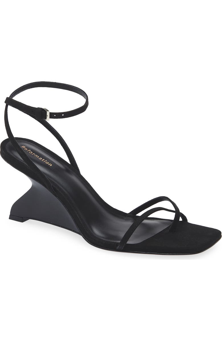 Reformation Emilia Wedge Sandal, Main, color,