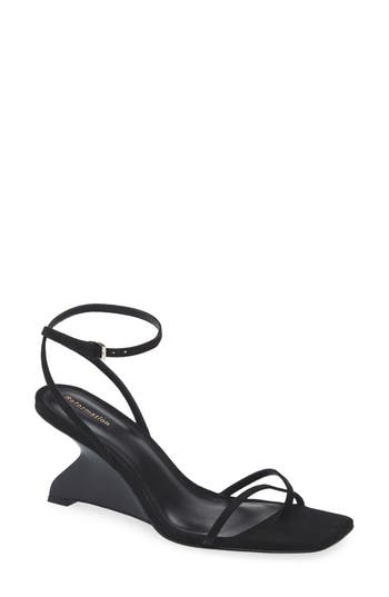 Reformation Emilia Wedge Sandal