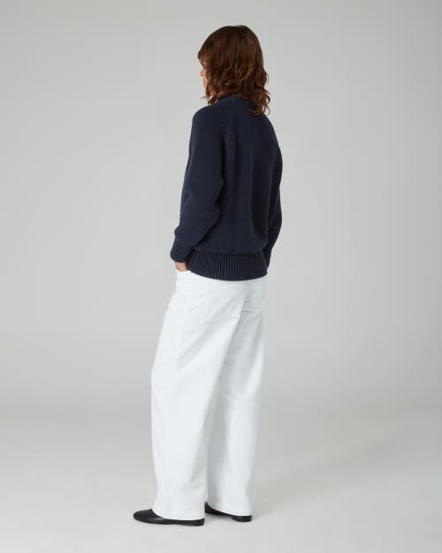 NAVYGREY NAVYGREY THE WEEKEND CHUNKY SWEATER 