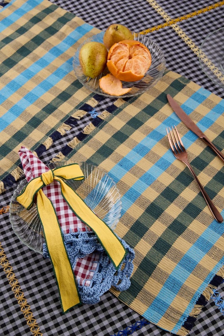 Moñitas Napkin Ring - Set of 4, Alternate, color, Canary Yellow