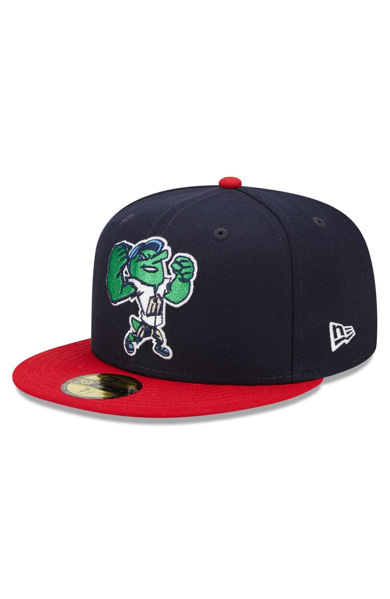 New Era Men's New Era Navy/Red San Antonio Missions Marvel x Minor League 59FIFTY Fitted Hat, Alternate, color, Navy