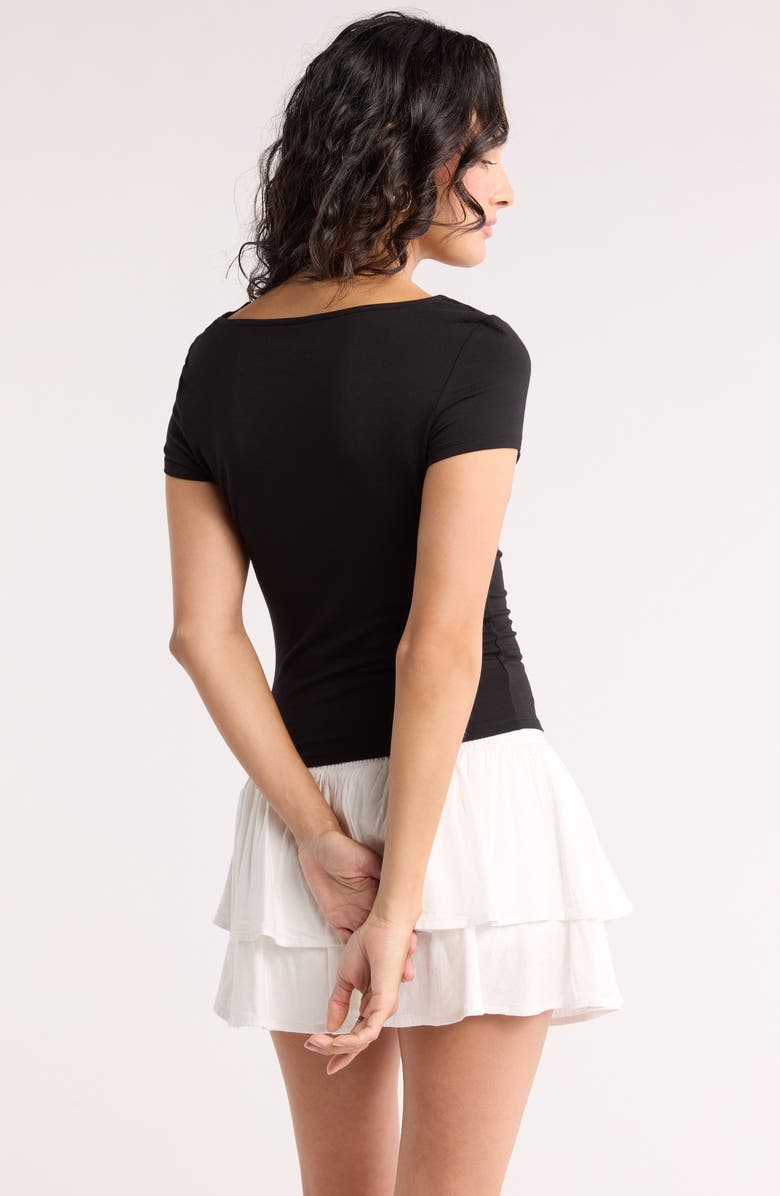 Abound Cowl Neck Top, Alternate, color, Black