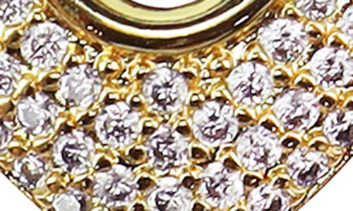 Panacea Pavé Cubic Zirconia Geometric Drop Earrings