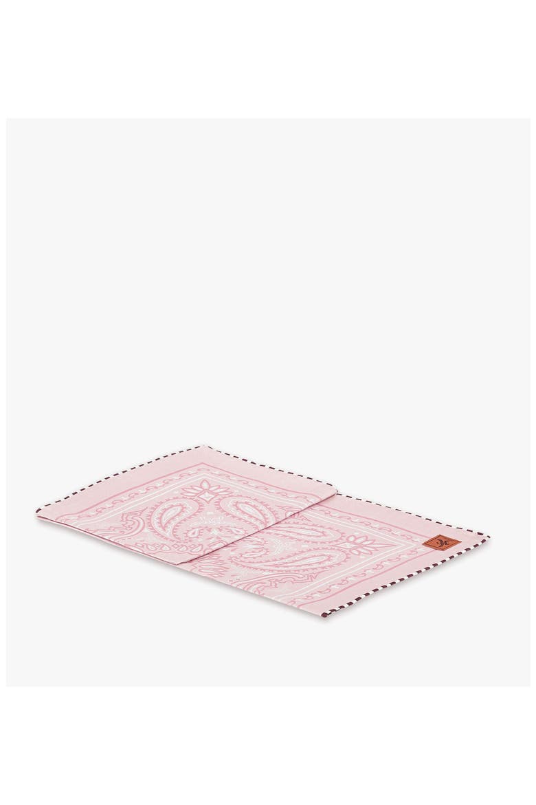 Paisley Cotton-Silk Scarf, Alternate, color, Powder Pink