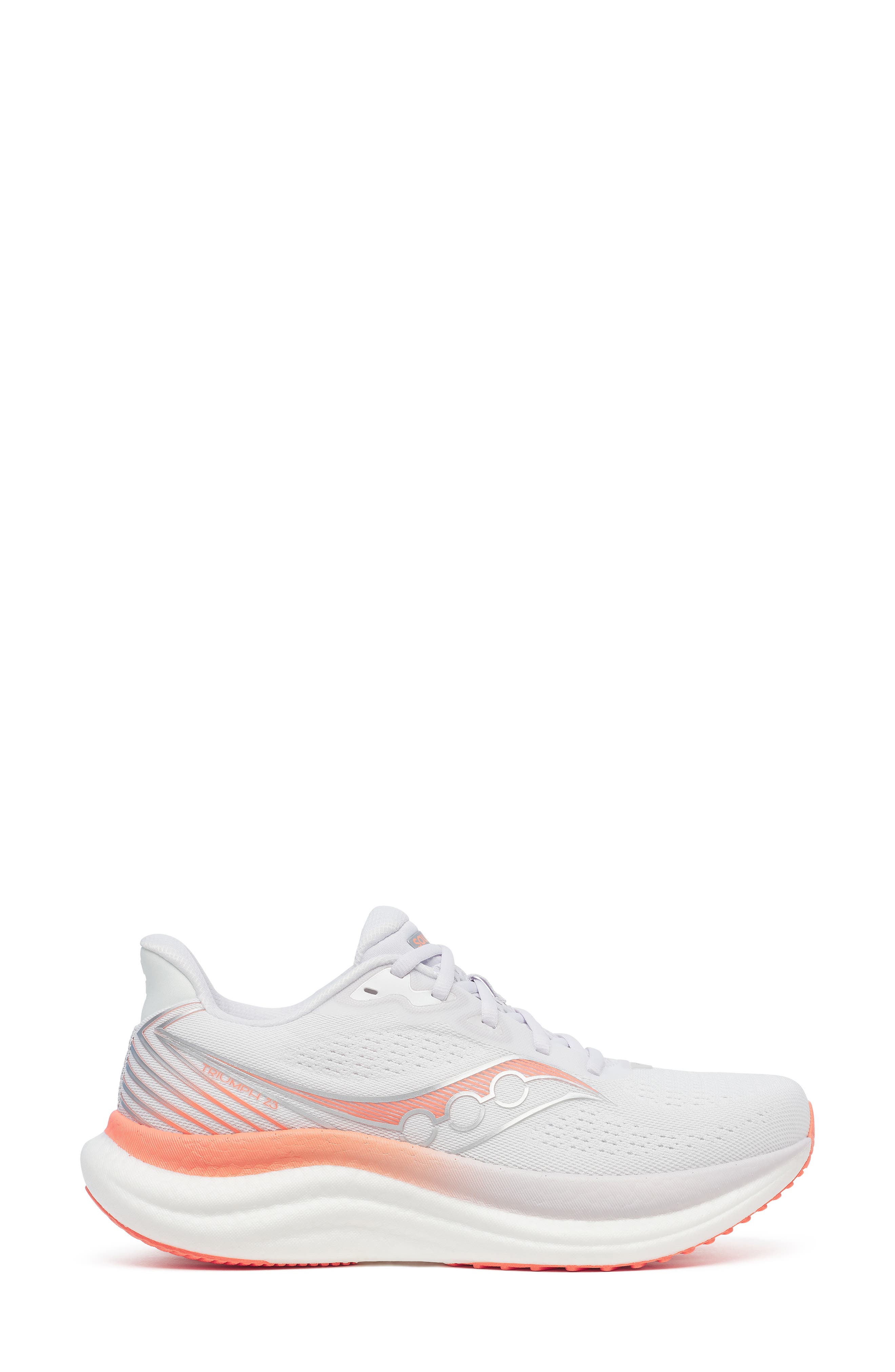 Triumph 23 Running Shoe, Alternate, color, WHITE/ WISTFUL