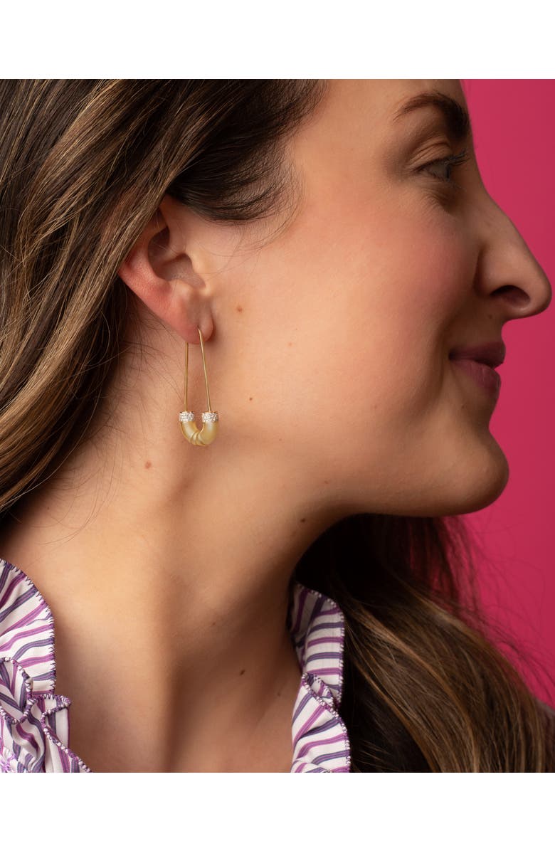 Campbell + Charlotte Crew Tube Earring - Tsavorite & Diamond, Alternate, color, Diamond, Tsavorite- Gold