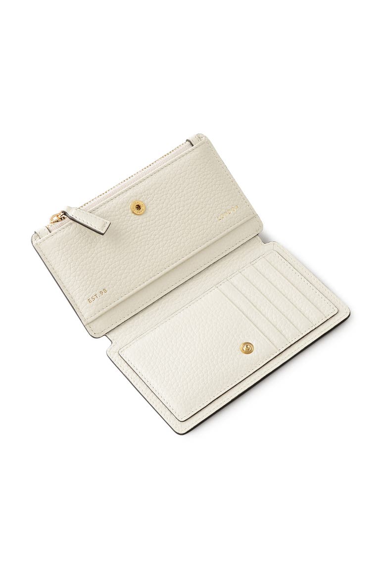 Coin Street - Print Medium Ziptop Wallet, Alternate, color, Chalk