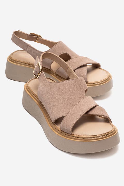 Vien Leather Platform Sandal (Women)
