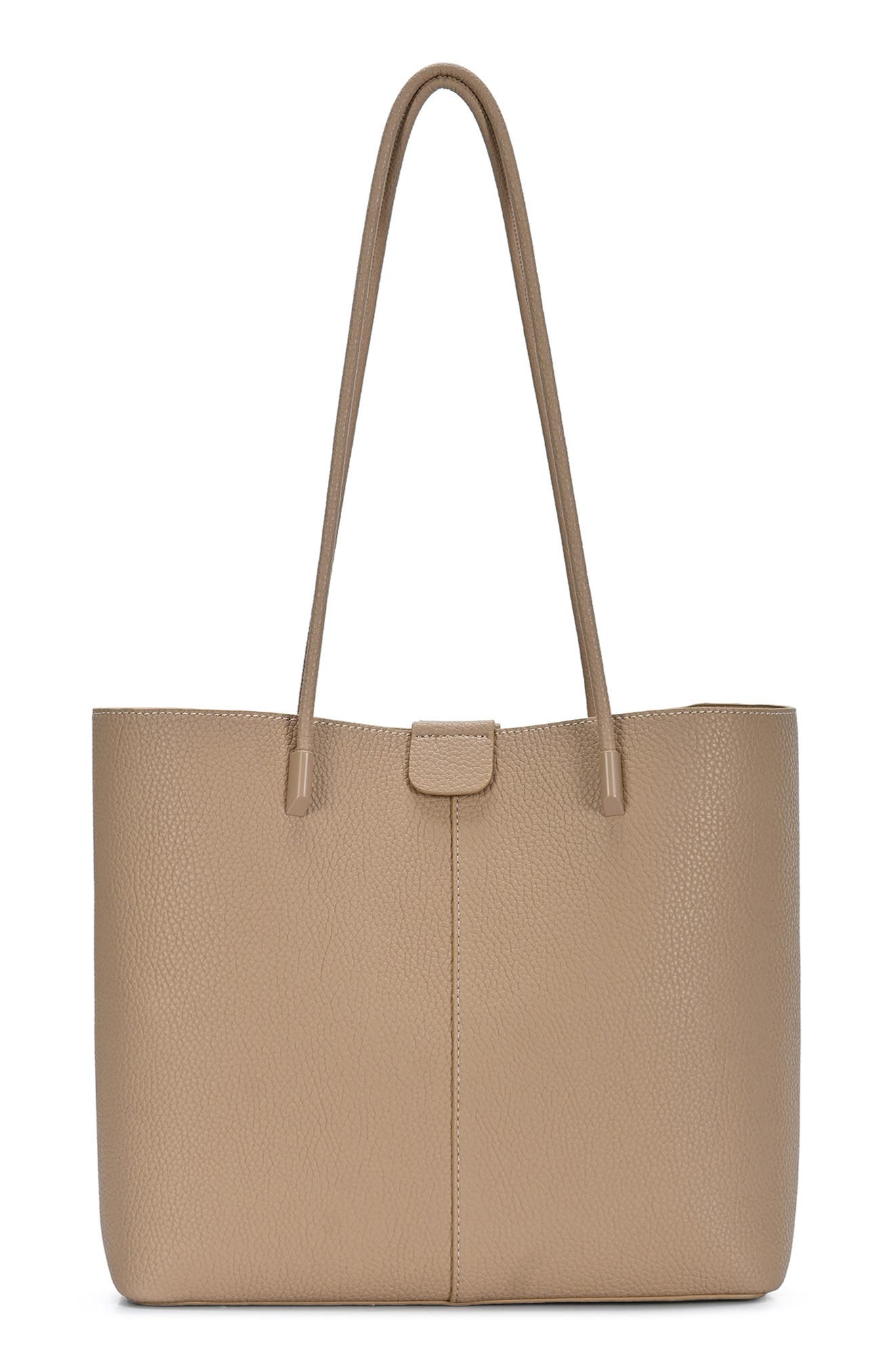 Front Seam Tote, Alternate, color, BEIGE