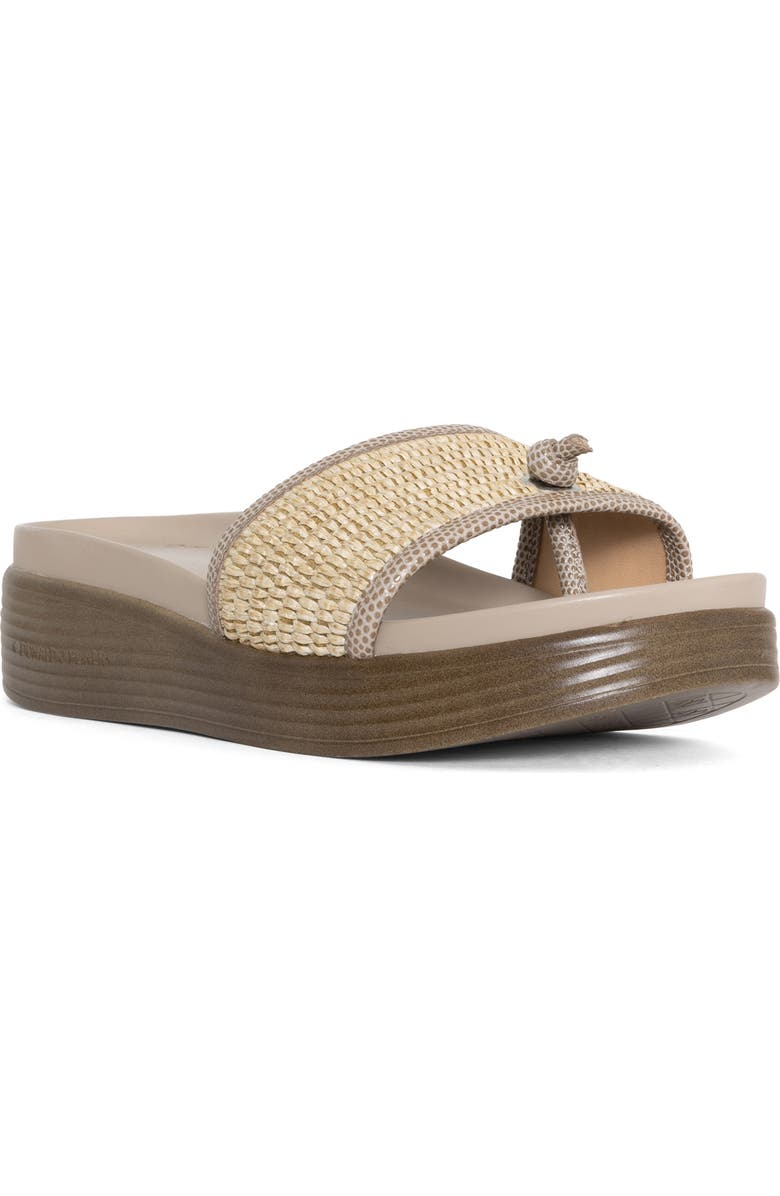 Donald Pliner Farrah Platform Sandal, Main, color, Taupe-Tau