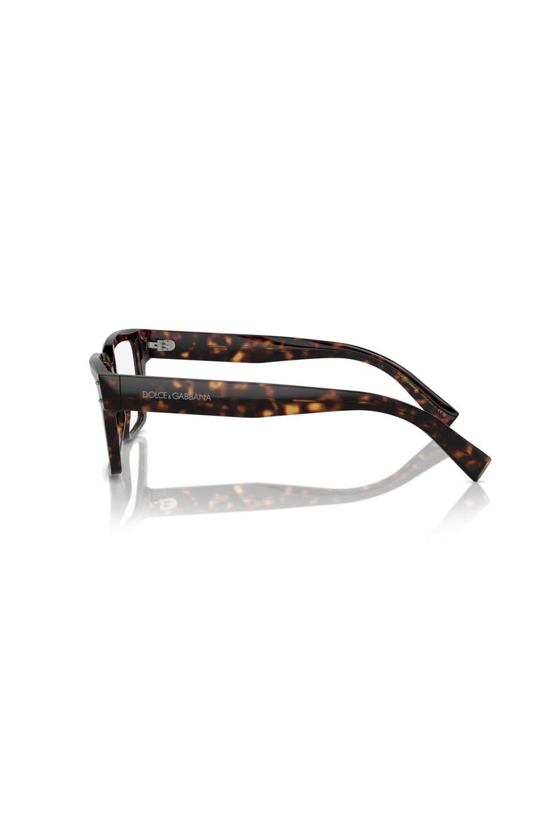 Dolce&Gabbana 53mm Square optical glasses, Alternate, color, Tortoise