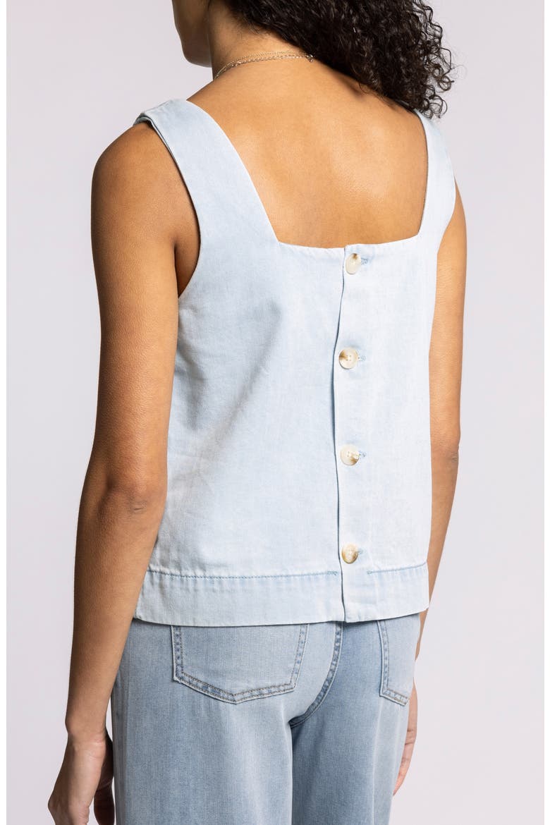 Millicent Denim Tank, Alternate, color, ISLA WASH
