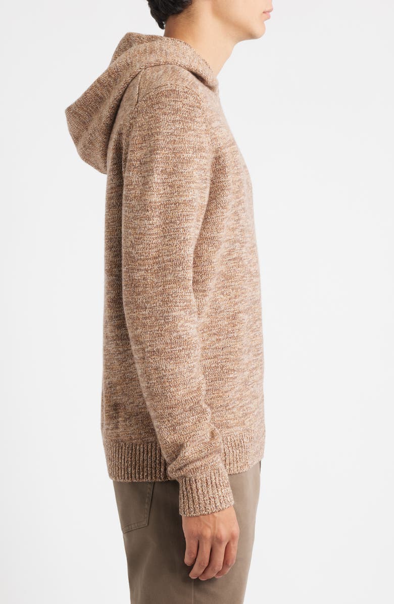 Robert Barakett Wildman Merino Wool Hooded Sweater, Alternate, color, Brown