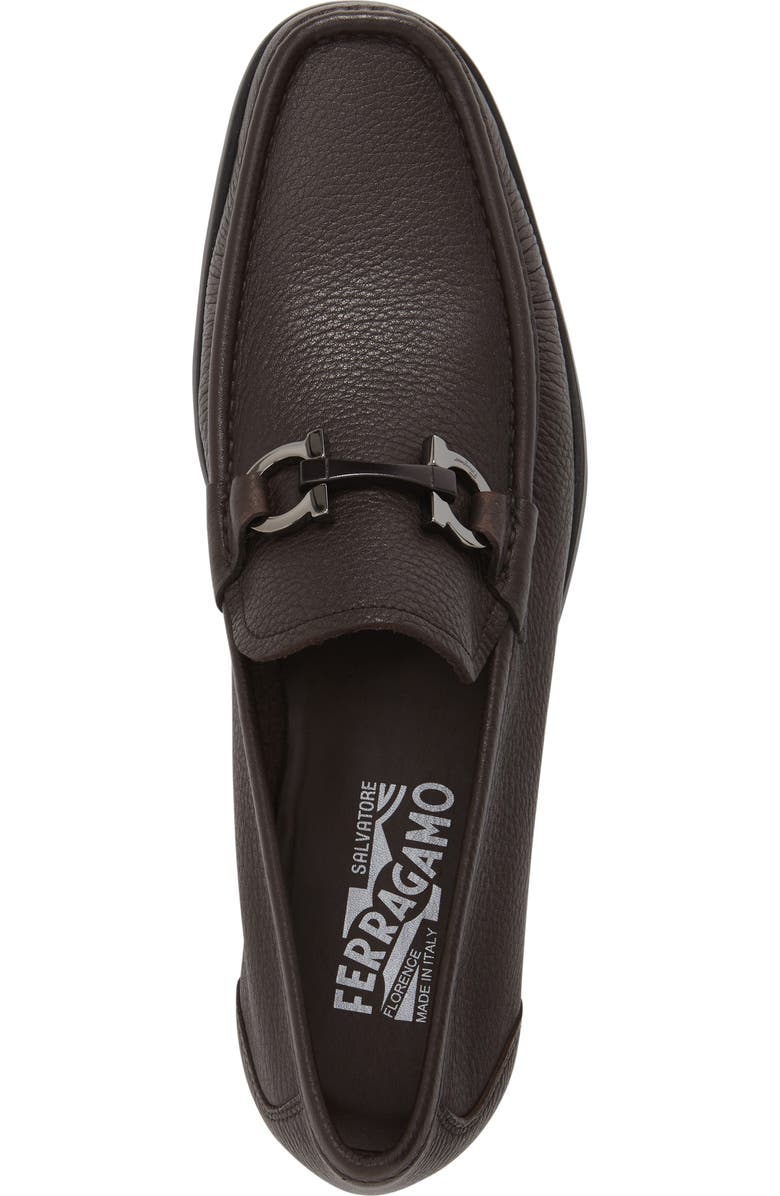 FERRAGAMO Grandioso Double Gancio Bit Loafer, Alternate, color, Hickory Leather