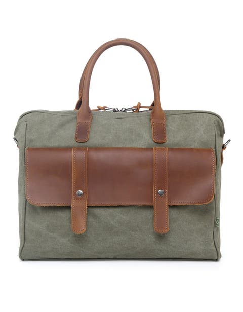 Valley Hill Canvas Laptop Briefcase