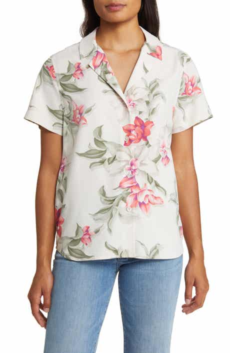 Tommy Bahama Beachway Blooms Talulla Floral Silk Button-Up Shirt