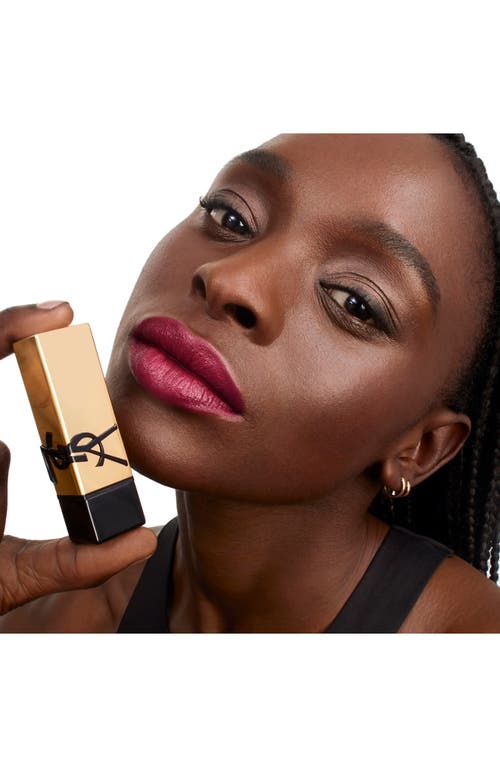 Saint Laurent Yves  Rouge Pur Couture Caring Satin Lipstick With Ceramides In Pm Pink Muse