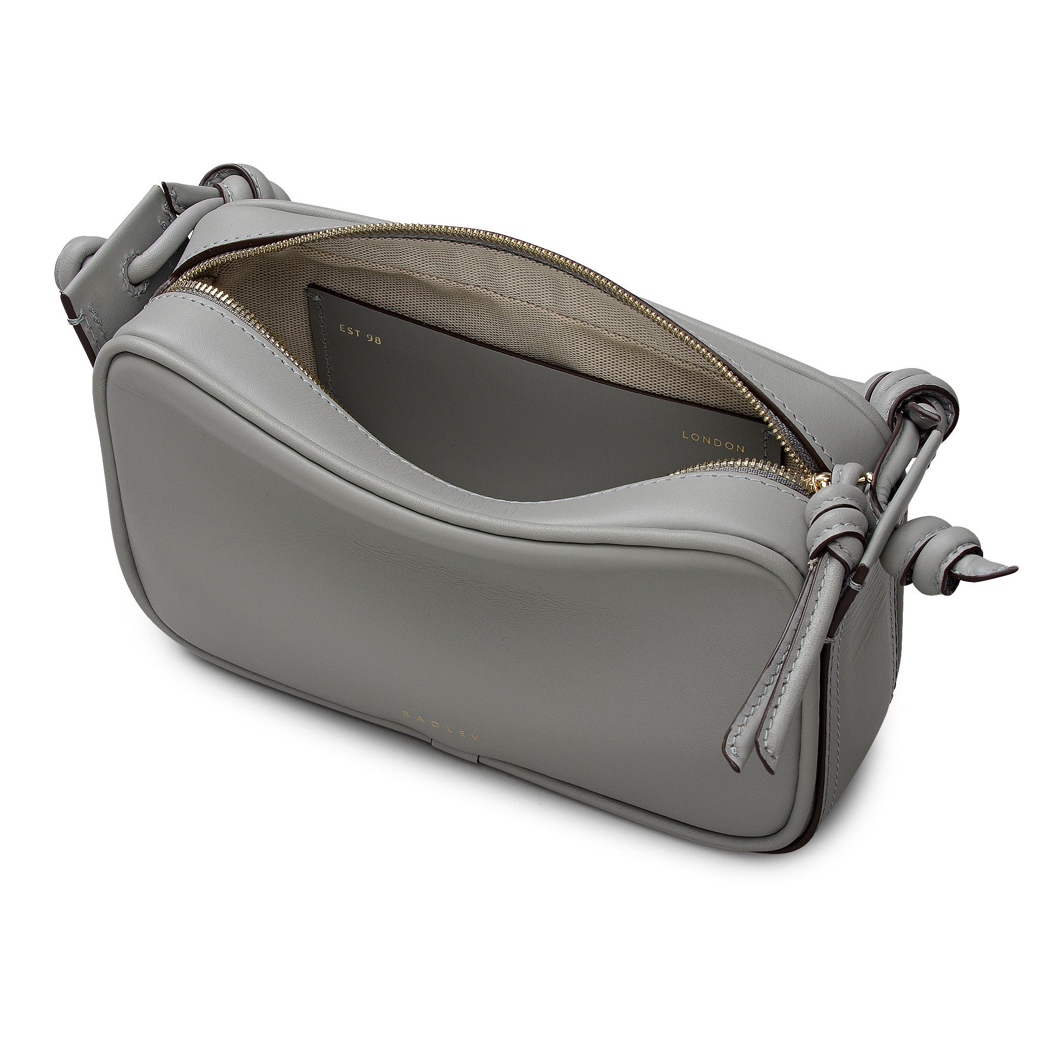 Radley The Camden Small Ziptop Shoulder Bag, Alternate, color, Steel