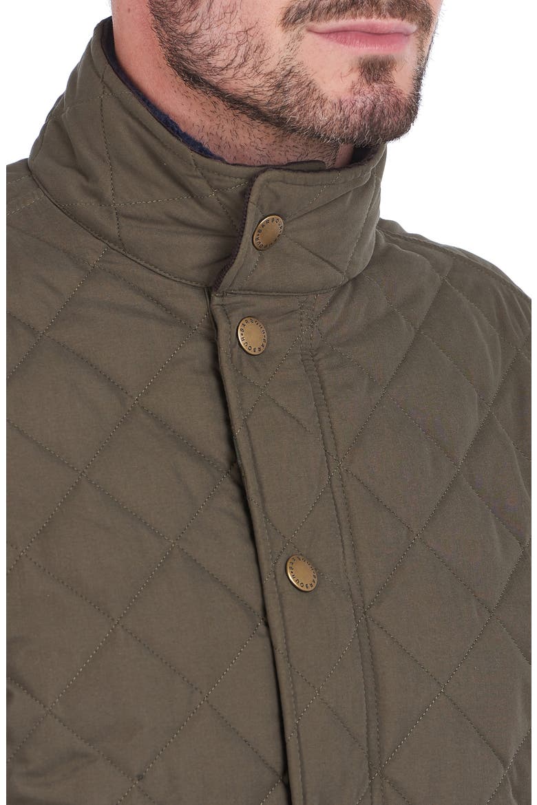 Shoveler Quilted Jacket, Alternate, color, DARK OLIVE