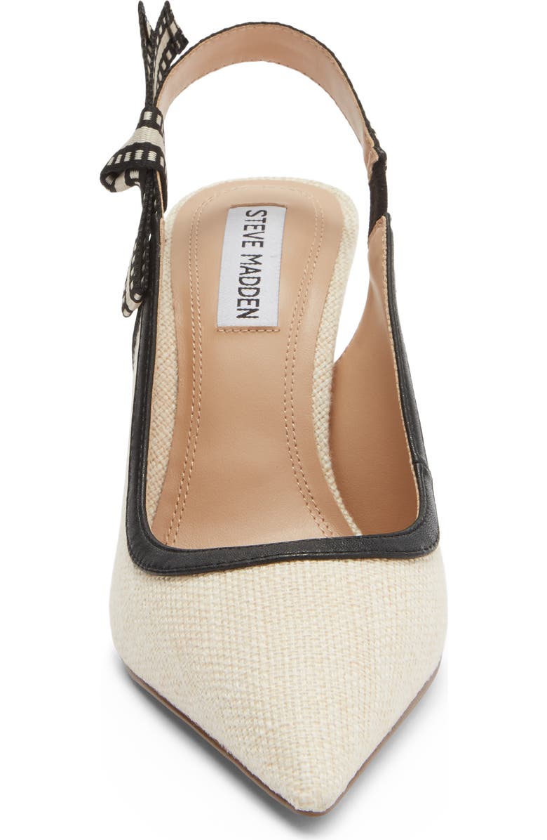 Steve Madden Stefani Slingback Pump, Alternate, color, Cream Multi
