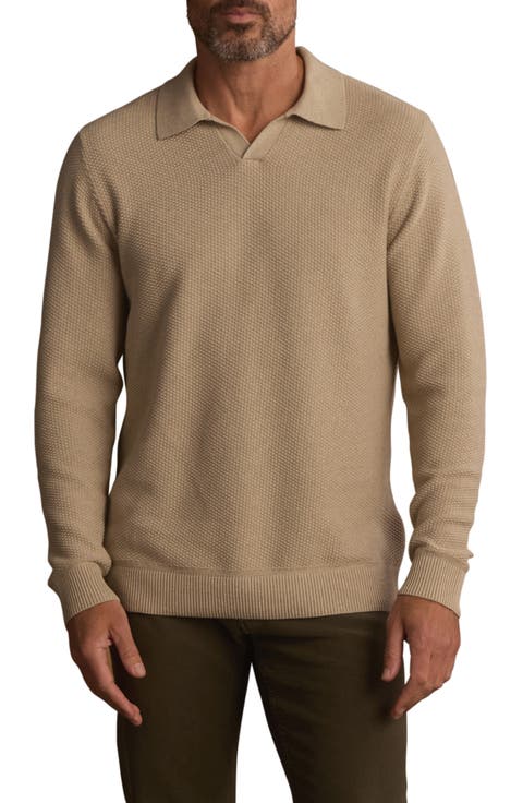Coolmax Textured Sweater Polo
