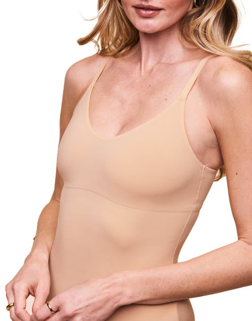 Adore Me Vanesse Smoothing Bodysuit In Light Beige