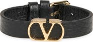 Valentino Garavani VLOGO Signature Leather Bracelet