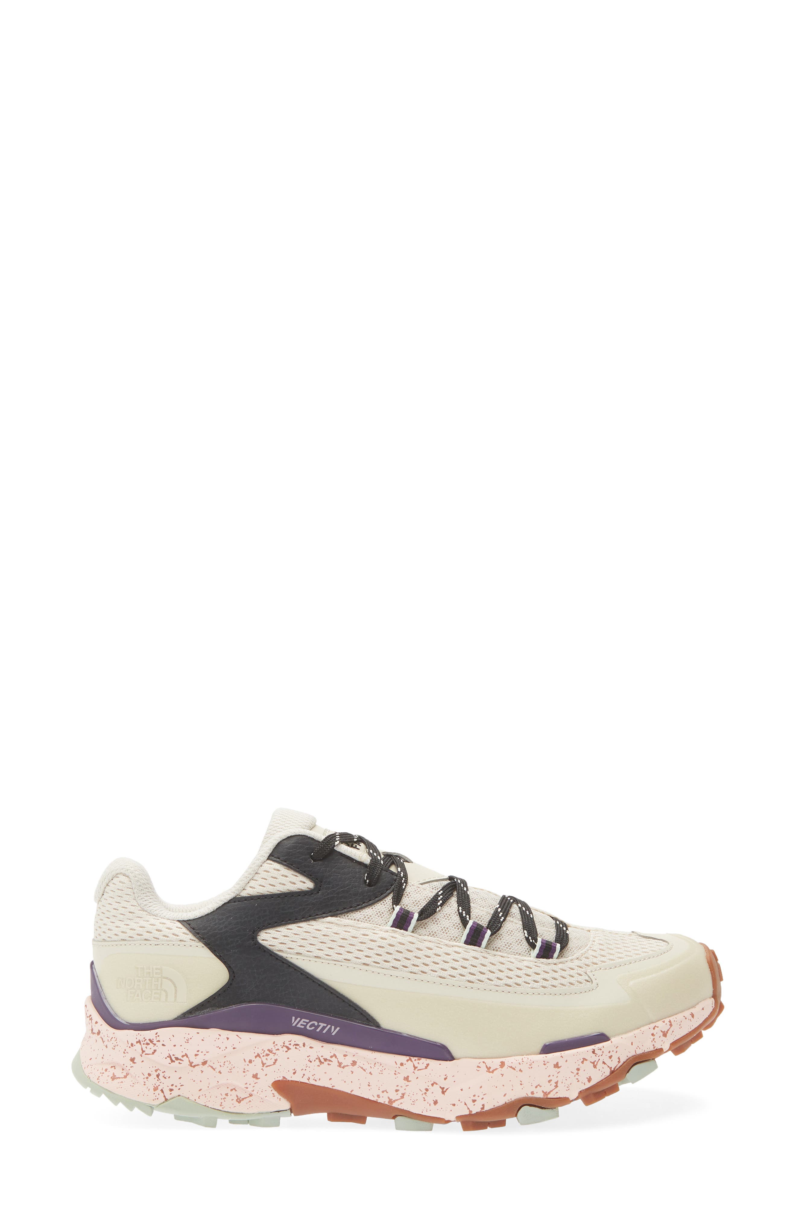 The North Face VECTIV Taraval Water Resistant Trail Running Sneaker, Alternate, color, Off White