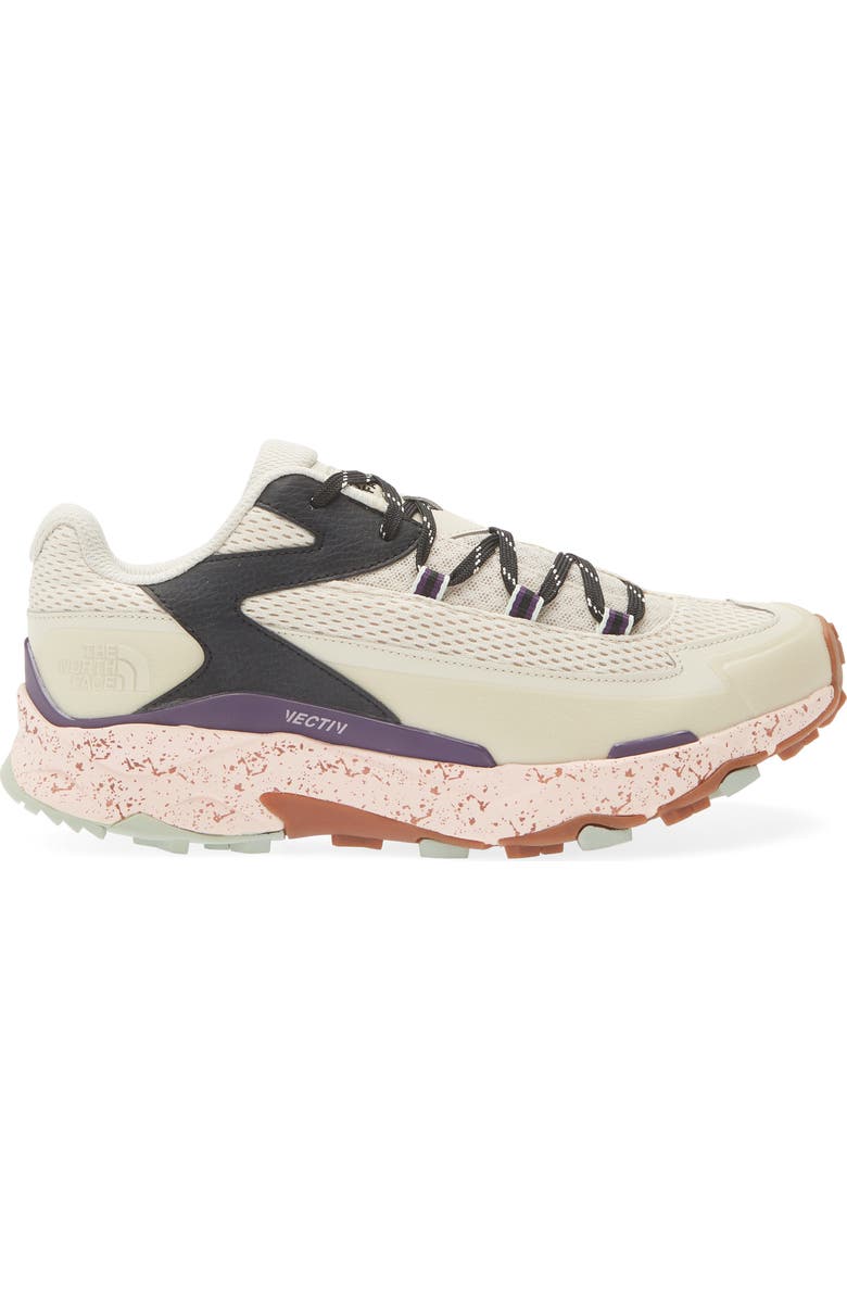 The North Face VECTIV Taraval Water Resistant Trail Running Sneaker, Alternate, color, Off White