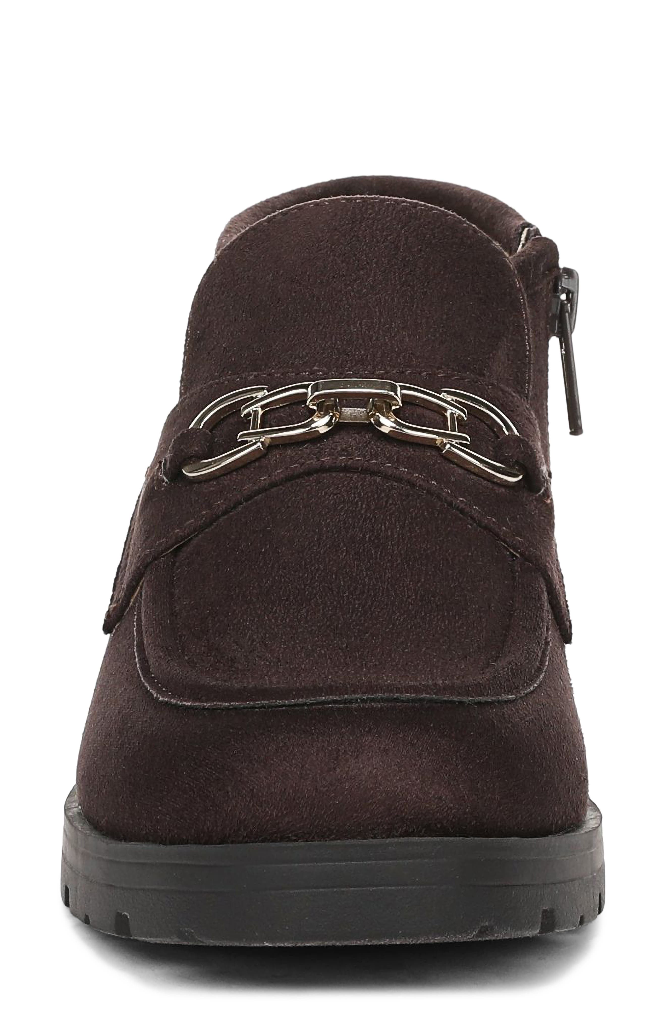Leila Bootie, Alternate, color, DARK CHOCOLATE