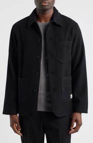 MERZ B SCHWANEN Burel Wool Shirt Jacket