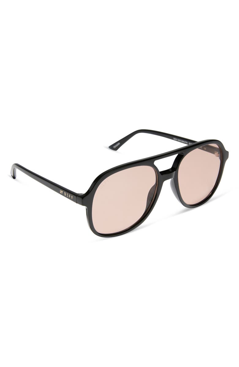 DIFF Tegan 55mm Aviator Sunglasses, Alternate, color, 