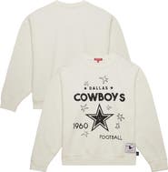Mitchell & Ness Women's Mitchell & Ness Cream Dallas Cowboys Plus Size Shooting Star Sweatshirt