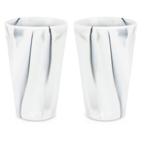 Silicone Pint Glasses 2 Pack 16oz