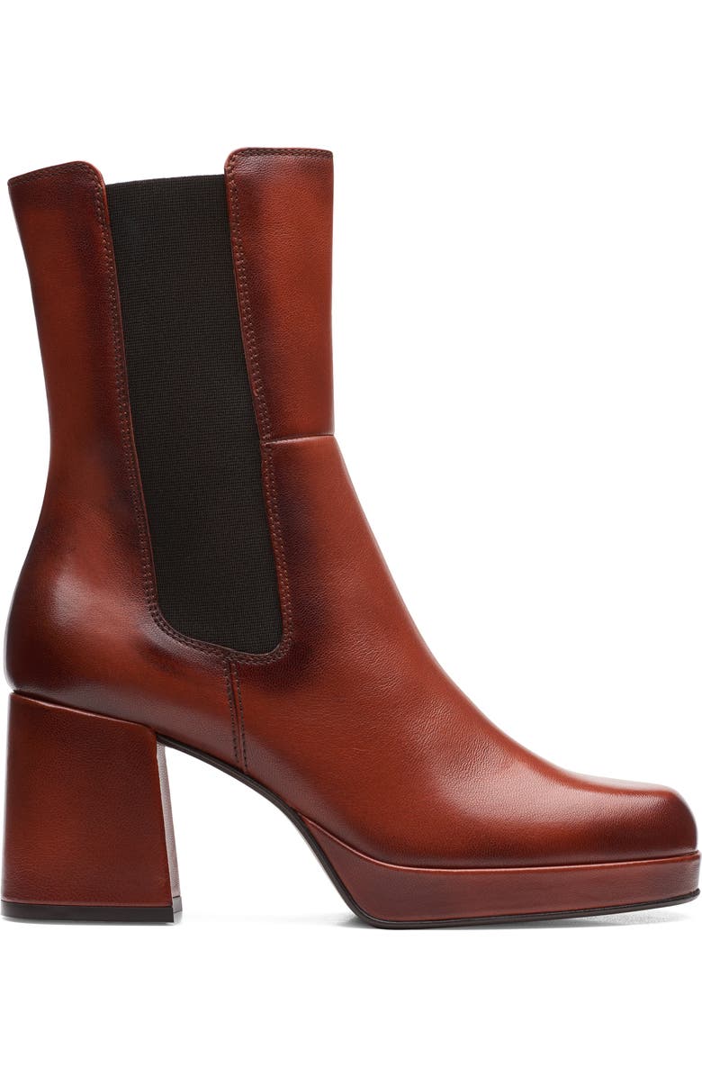 Clarks<sup>®</sup> Pique Up Platform Chelsea Boot, Alternate, color,