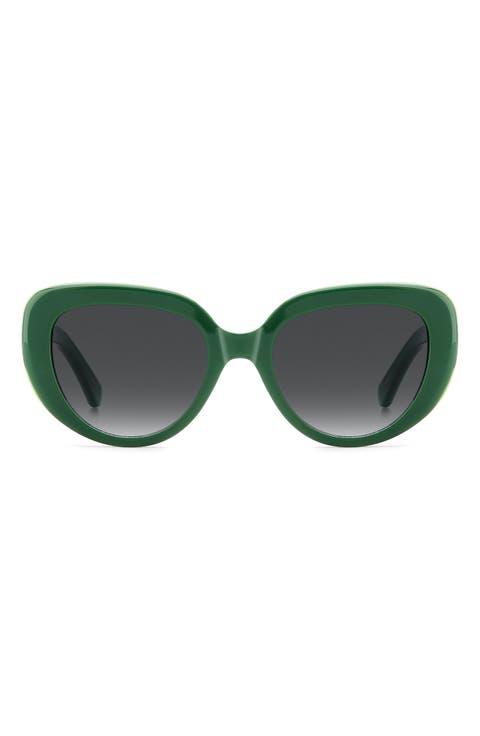 rana 53mm rectangular sunglasses