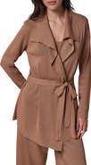 Donna Karan New York Metallic Belted Cardigan
