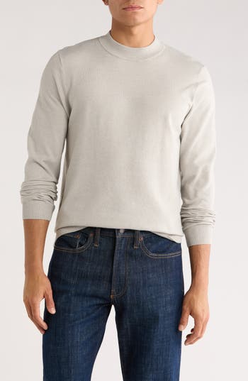 Abound Mock Neck Sweater In Green