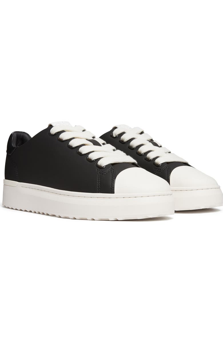 MALLET Grftr Ltc Leather Low-Top Sneakers, Alternate, color, Black